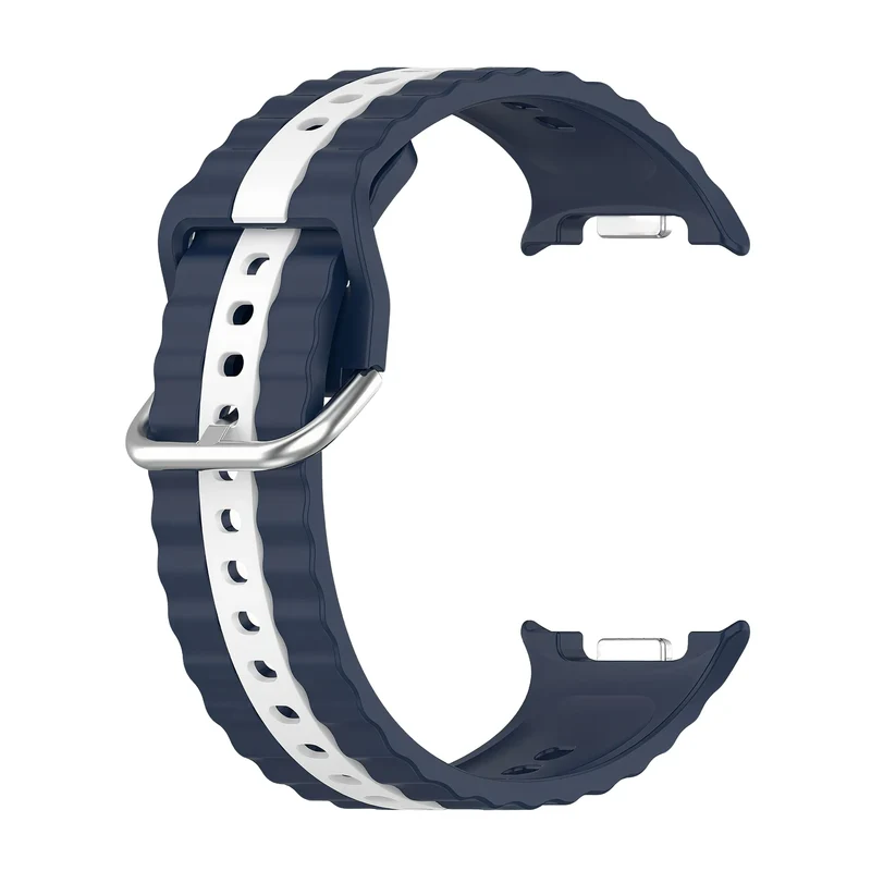 Samsung Galaxy Watch 9 - 40mm Duo-Sportarmband (Blau/Weiß)