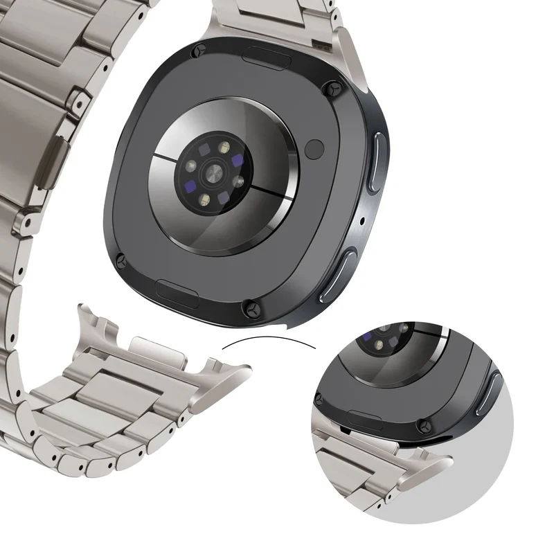 Bandz Samsung Galaxy Watch 9 - 40mm Stahlarmband 'Classic' (Titan)