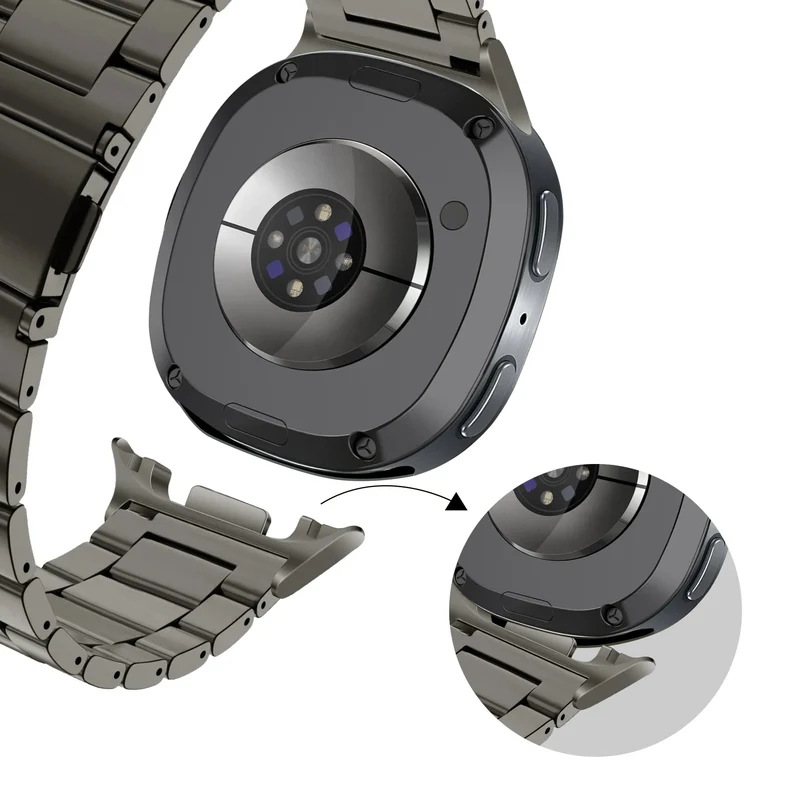 Bandz Samsung Galaxy Watch 9 - 40mm Stahlarmband 'Classic' (Graphit)