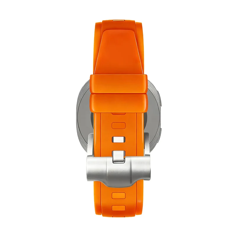Bandz Samsung Galaxy Watch 9 - 40mm Silikonarmband Luxus Liquid (Orange)