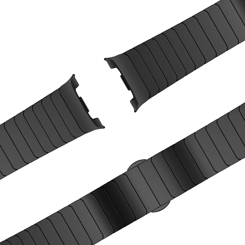 Bandz Samsung Galaxy Watch 9 - 44mm Stahlarmband 'One Bead' (Schwarz)
