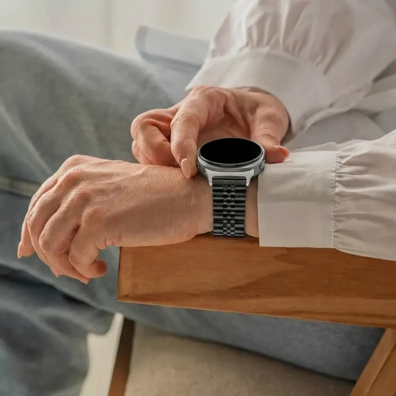 Samsung Galaxy Watch 9 - 44mm Jubilee Stahlarmband (Schwarz)