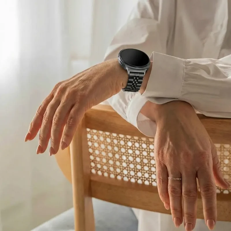 Samsung Galaxy Watch 9 - 44mm Jubilee Stahlarmband (Schwarz)