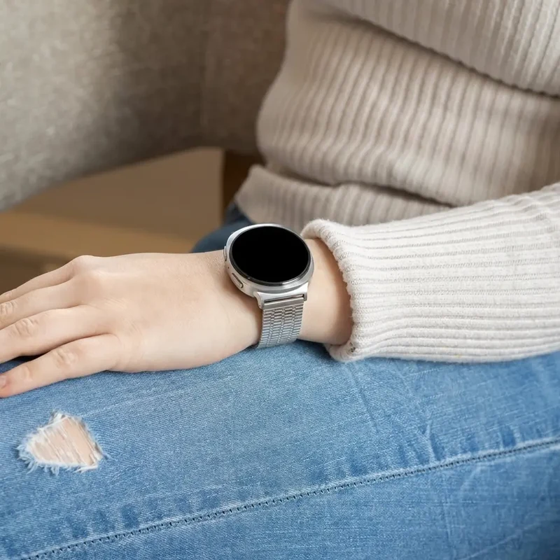 Samsung Galaxy Watch 9 - 44mm Feines Stahlarmband (Silber)
