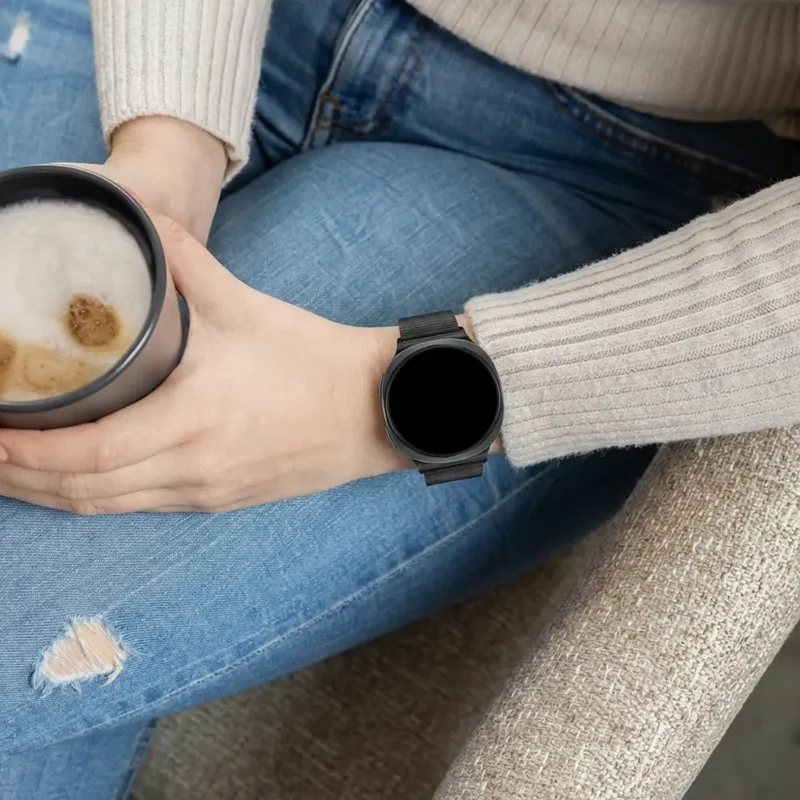 Samsung Galaxy Watch 9 - 40mm Feines Stahlarmband (Schwarz)