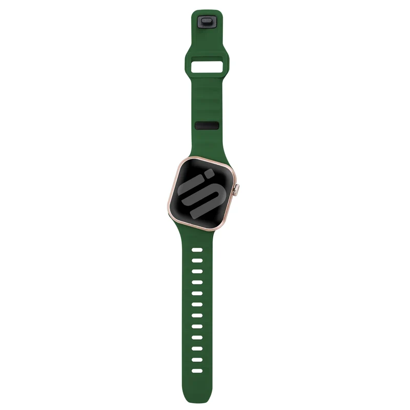 Apple Watch Tilted Sportarmband (Dunkelgrün)