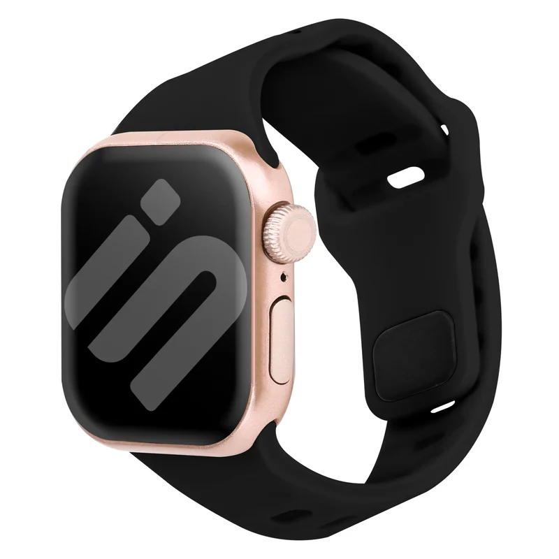 Apple Watch Tilted Sportarmband (Schwarz)