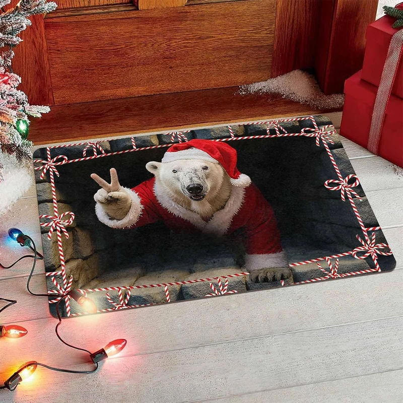 Dekorativer Weihnachtsfußmatte