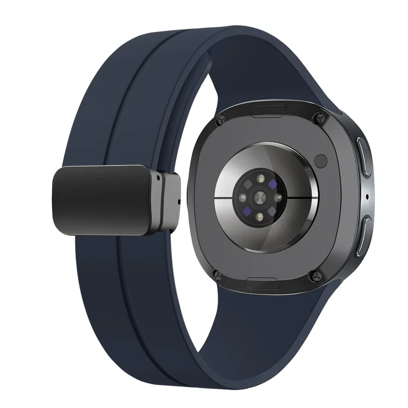 Samsung Galaxy Watch 9 - 40mm D-Schnalle Silikonarmband (Dunkelblau)