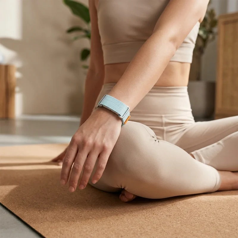 Fitbit Air Nylonband mit Rahmen (Hell Cyan)