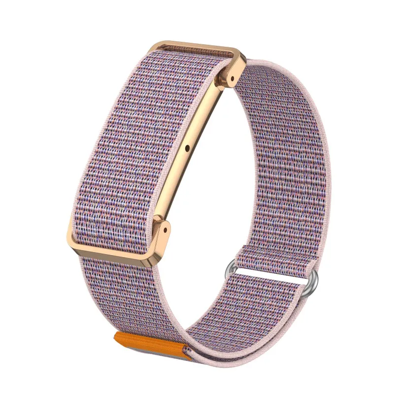 Fitbit Air Nylonband mit Rahmen (Rosa Sand)
