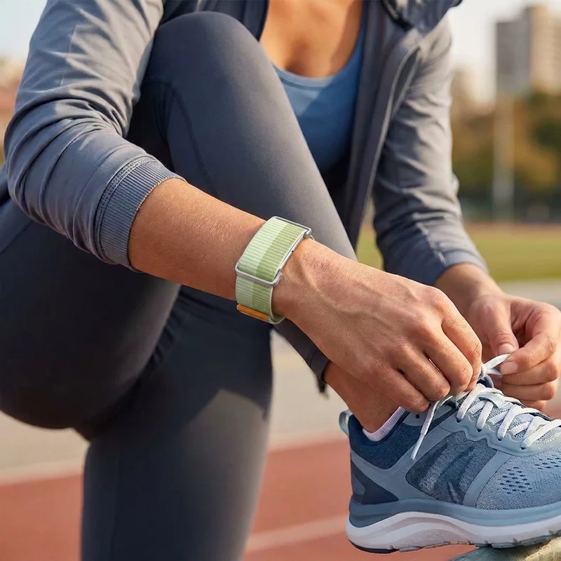 Fitbit Air Nylonband mit Rahmen (Mintgrün)