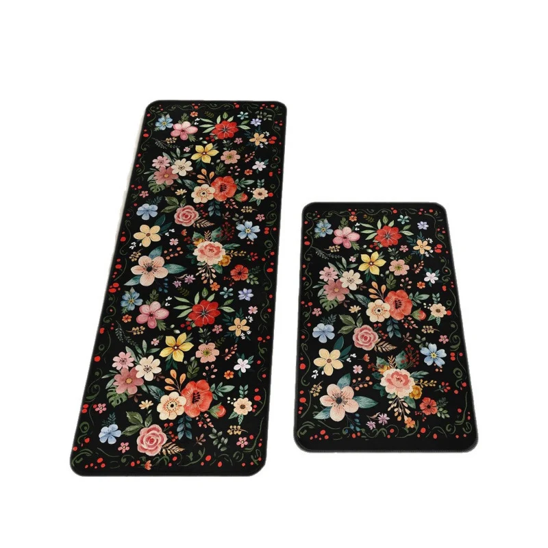 Florales Design Küchenläufermatte