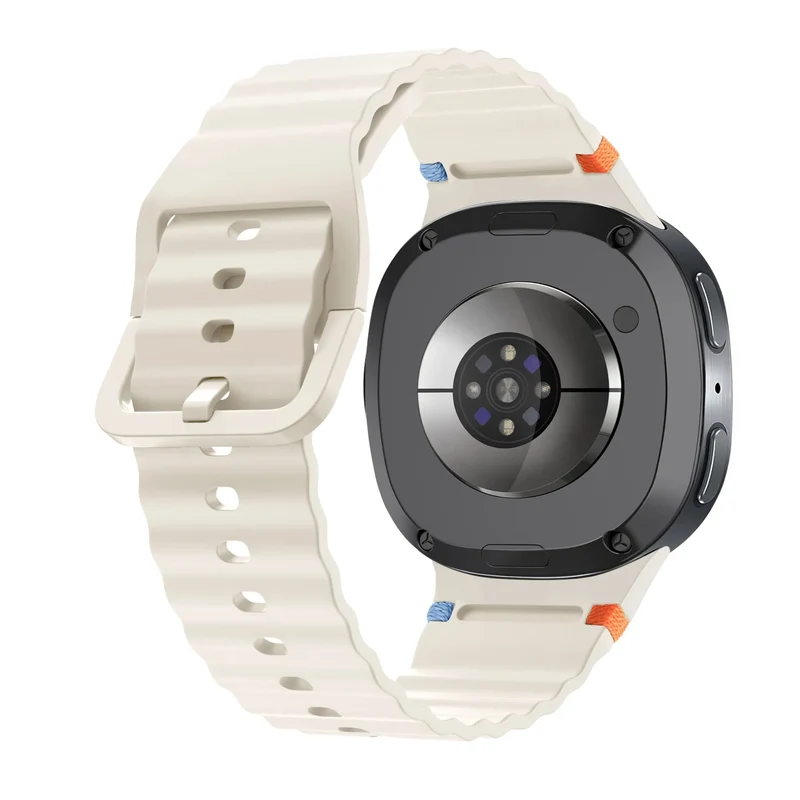Samsung Galaxy Watch 9 - 40mm Wave Silikonarmband (Polarstern)