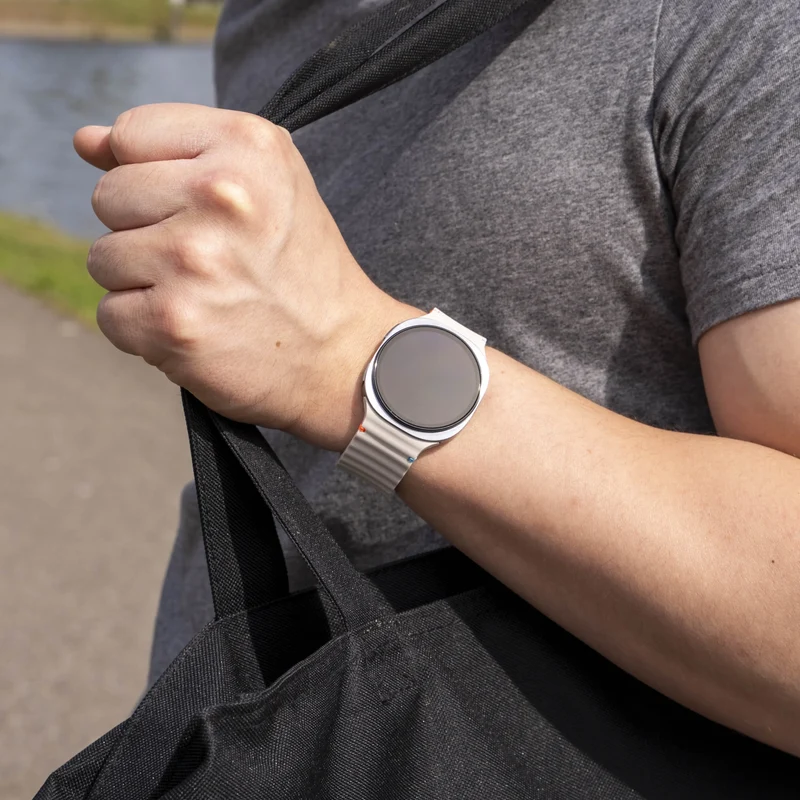 Samsung Galaxy Watch 9 - 40mm Wave Silikonarmband (Polarstern)