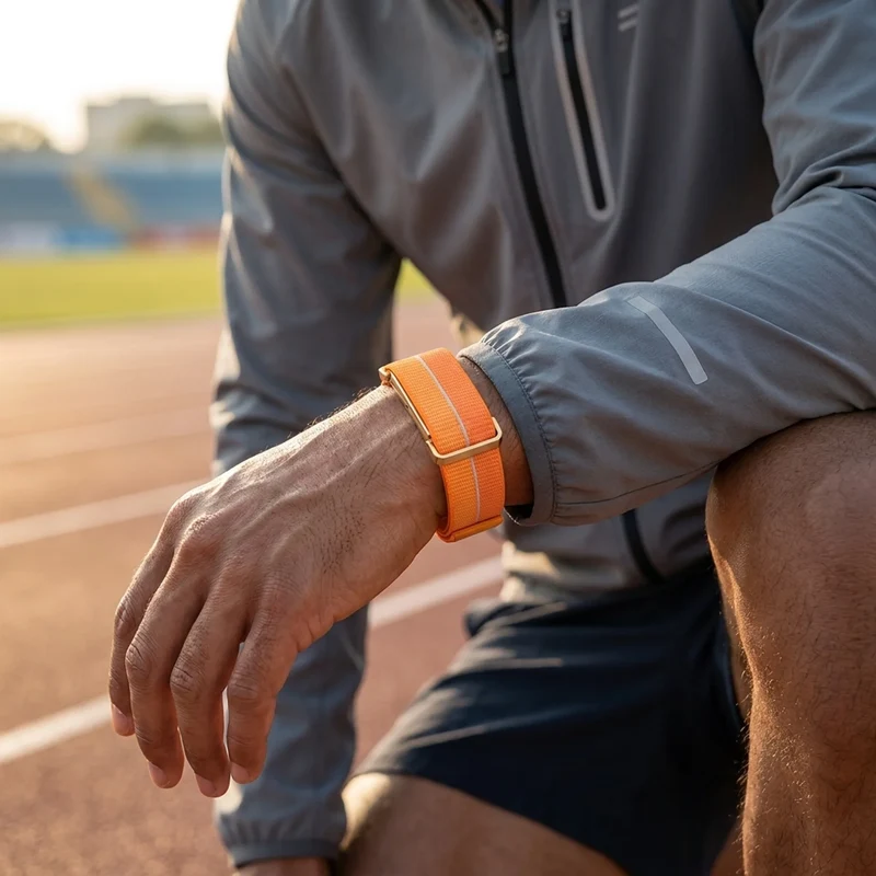 Fitbit Air Ultradünnes Nylonband (Orange)
