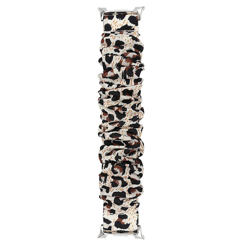 Samsung Galaxy Watch 9 - 40mm Scrunchie Armband (Leopard)