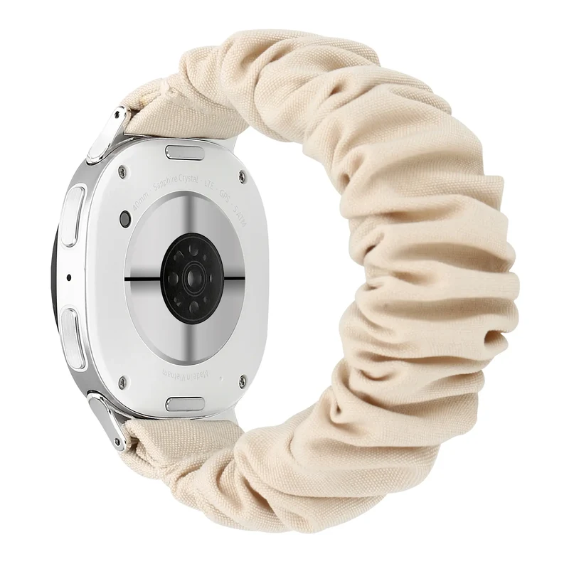 Samsung Galaxy Watch 9 - 40mm Scrunchie Armband (Polarstern)