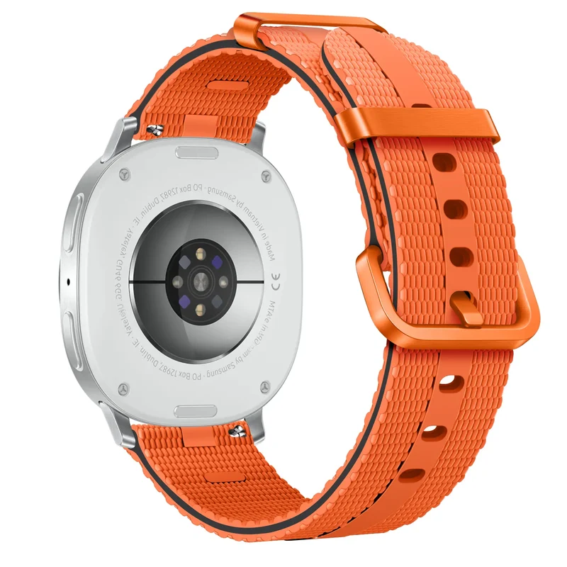 Samsung Galaxy Watch 9 - 44mm Silikon Active Armband (Orange)