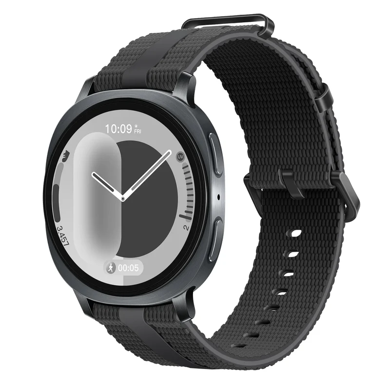 Samsung Galaxy Watch 9 - 44mm Silikon Active Armband (Schwarz)