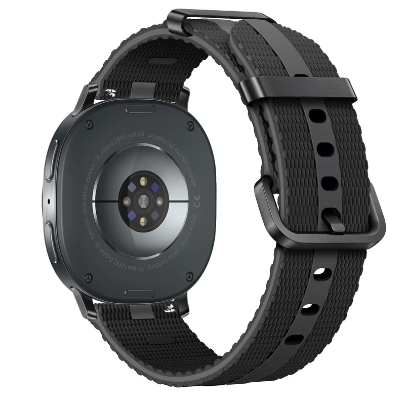 Samsung Galaxy Watch 9 - 44mm Silikon Active Armband (Schwarz)