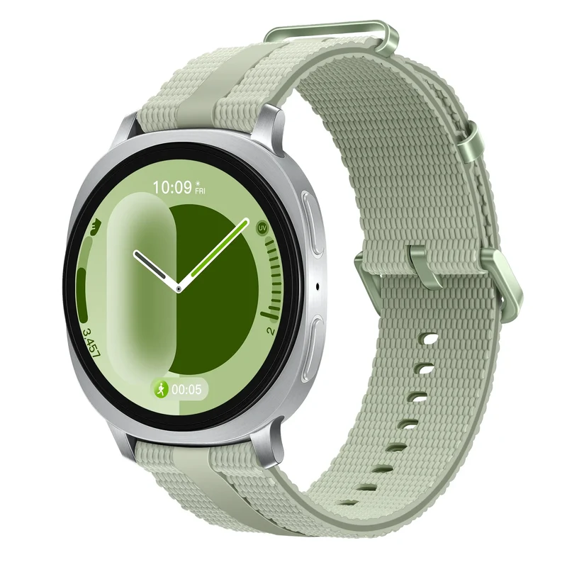 Samsung Galaxy Watch 9 - 44mm Silikon Active Armband (Hellgrün)