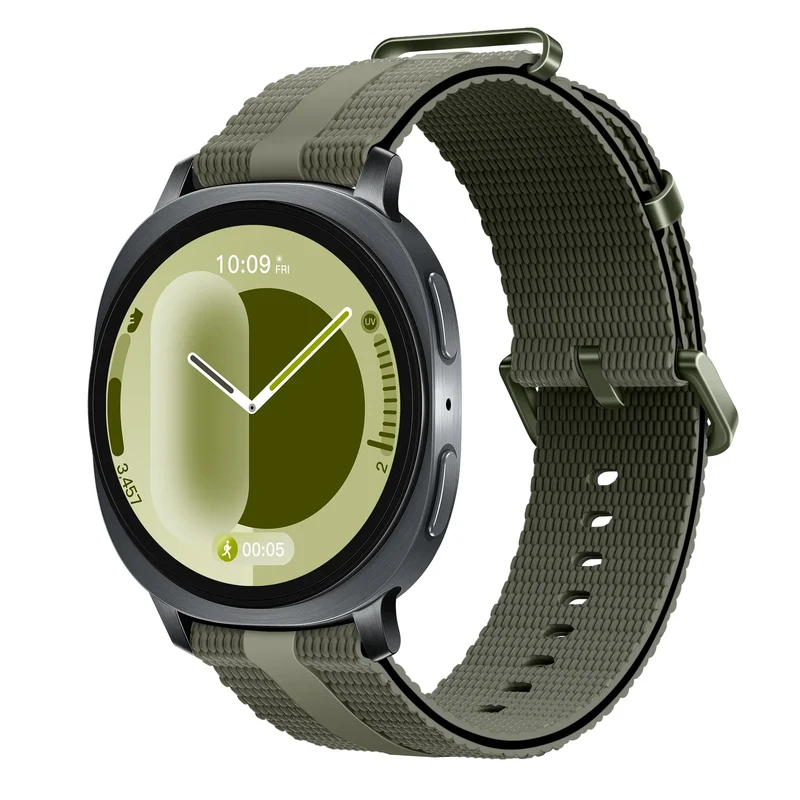 Samsung Galaxy Watch 9 - 40mm Silikon Active Armband (Armeegrün)
