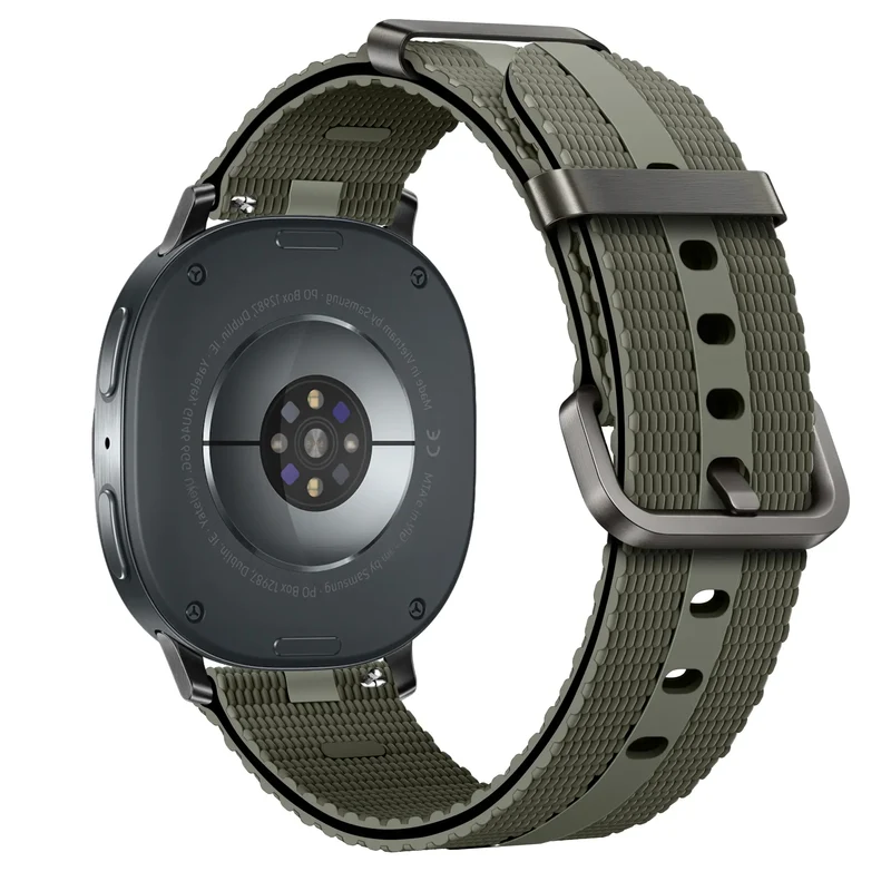 Samsung Galaxy Watch 9 - 40mm Silikon Active Armband (Armeegrün)