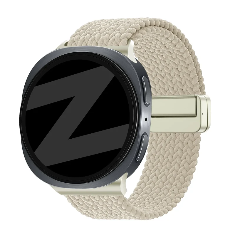 Bandz Samsung Galaxy Watch 9 - 40mm Magnetisch Geflochtenes Armband (Polarstern)