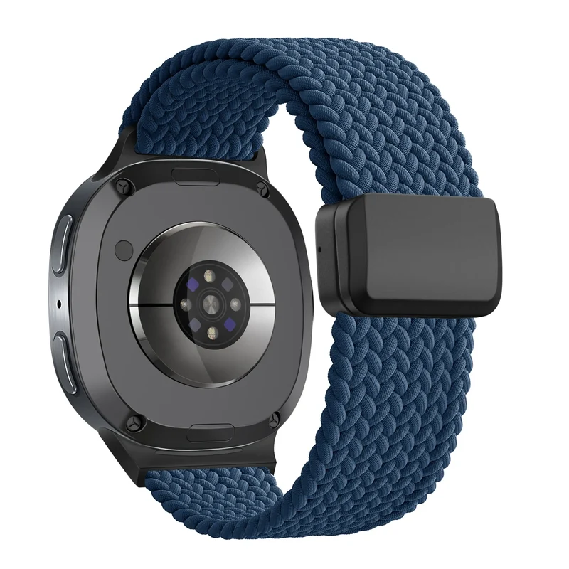 Bandz Samsung Galaxy Watch 9 - 40mm Magnetisch Geflochtenes Armband (Dunkelblau)