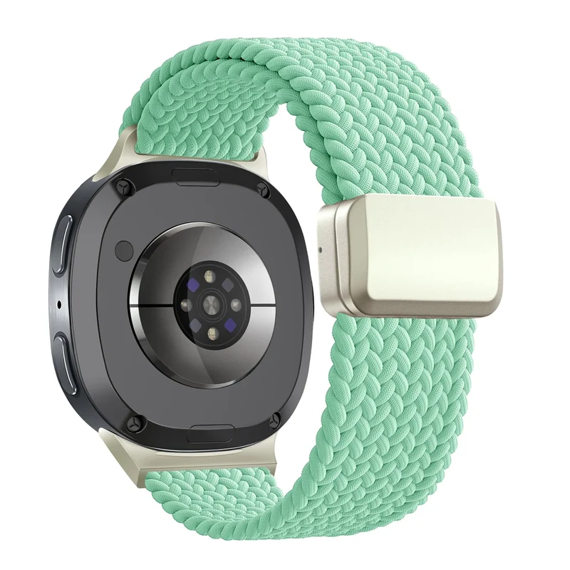 Bandz Samsung Galaxy Watch 9 - 44mm Magnetisch Geflochtenes Armband (Mintgrün)
