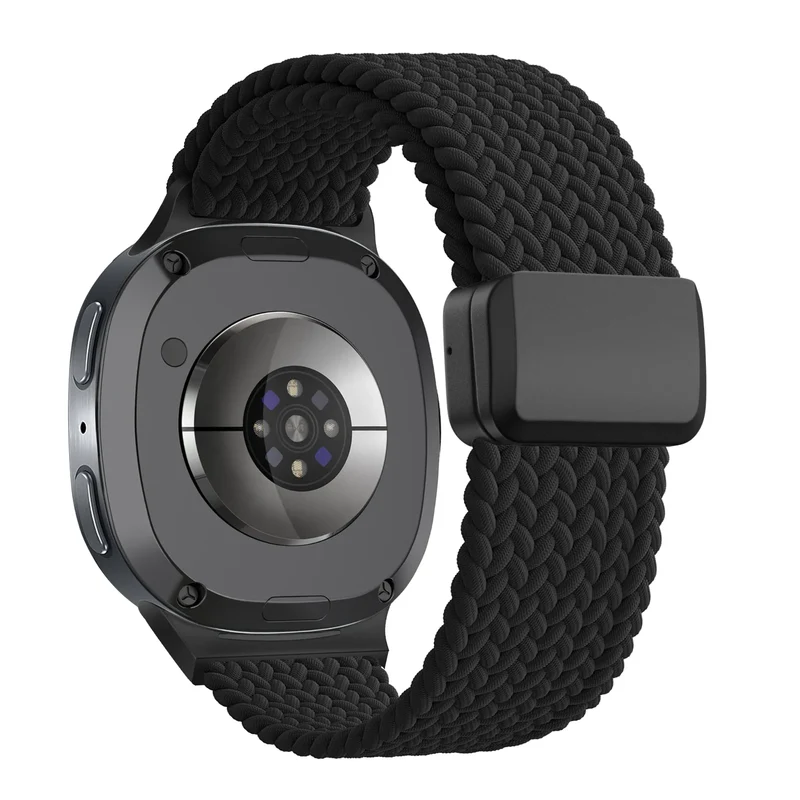 Bandz Samsung Galaxy Watch 9 - 40mm Magnetisch Geflochtenes Armband (Schwarz)