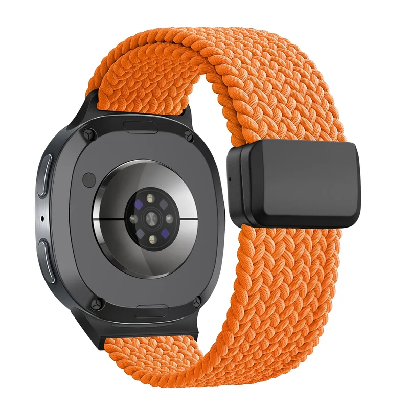 Bandz Samsung Galaxy Watch 9 - 40mm Magnetisch Geflochtenes Armband (Orange)