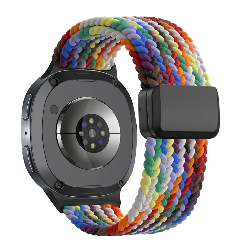 Bandz Samsung Galaxy Watch 9 - 40mm Magnetisch Geflochtenes Armband (Farbenfroh)
