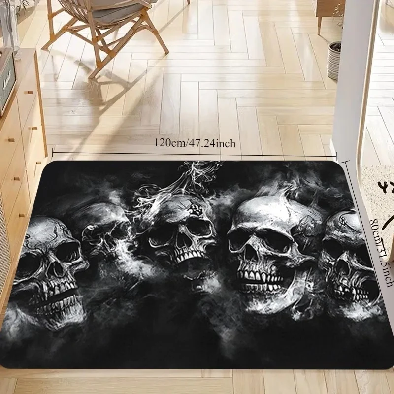 Künstlerischer Skull Bereich Teppich