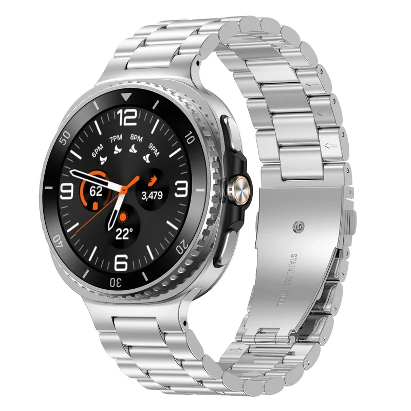 Samsung Galaxy Watch 9 - 44mm Stahlarmband (Silber)