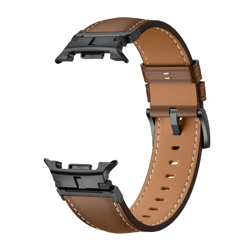 Samsung Galaxy Watch 9 - 44mm Premium Lederarmband (Braun)