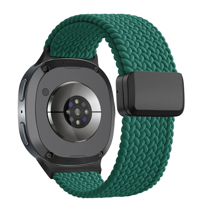 Bandz Samsung Galaxy Watch 9 - 40mm Magnetisch Geflochtenes Armband (Grün)