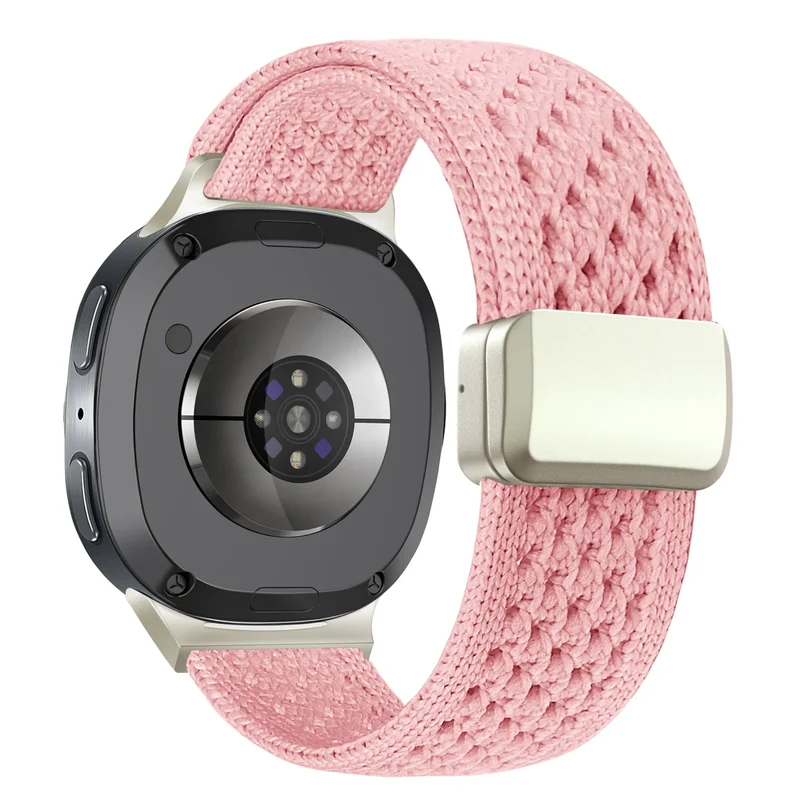 Bandz Samsung Galaxy Watch 9 - 40mm Vintage Nylonarmband (Rosa)