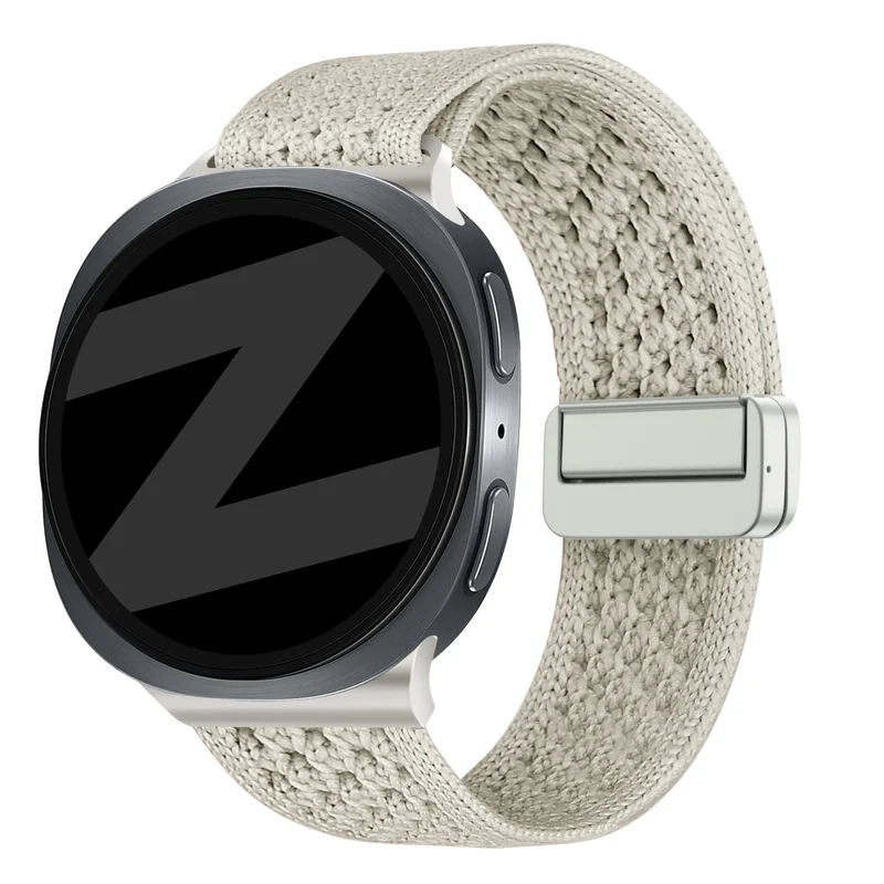 Bandz Samsung Galaxy Watch 9 - 44mm Vintage Nylonarmband (Polarstern)