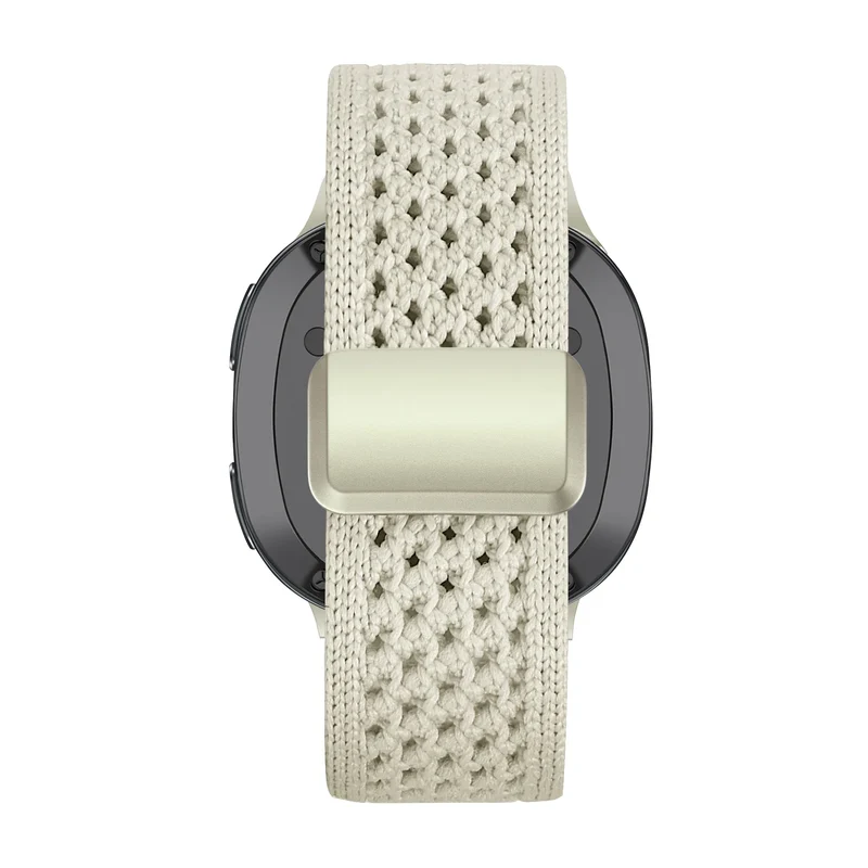 Bandz Samsung Galaxy Watch 9 - 44mm Vintage Nylonarmband (Polarstern)