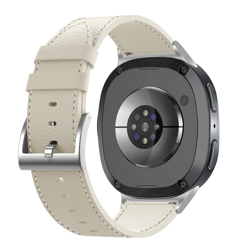 Samsung Galaxy Watch 9 - 40mm Gebürstetes Lederarmband (Beige)