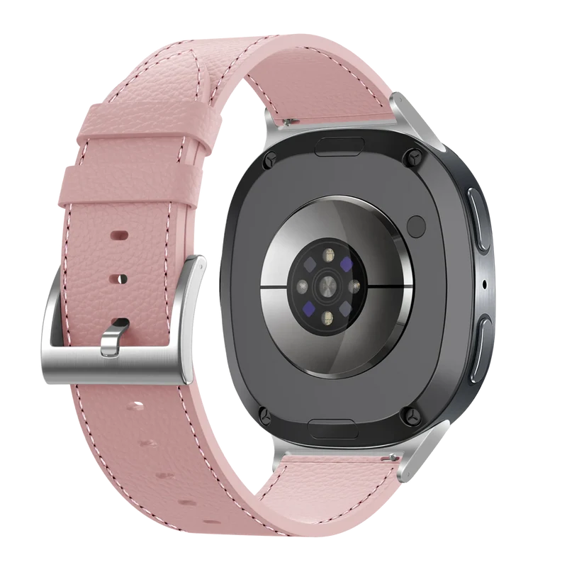 Samsung Galaxy Watch 9 - 40mm Gebürstetes Lederarmband (Rosa)
