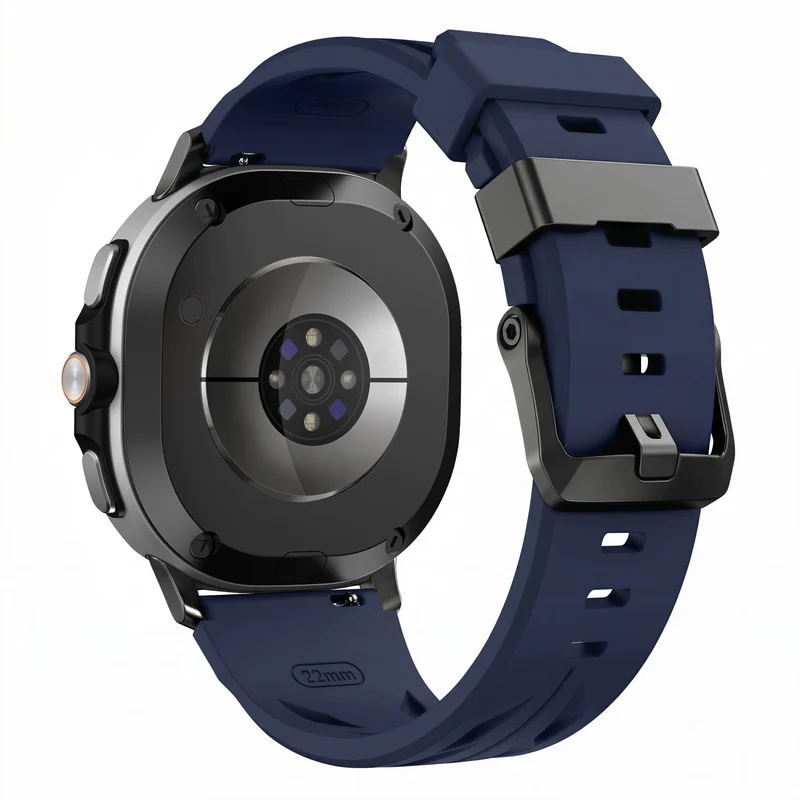 Samsung Galaxy Watch 9 - 40mm Race Silikonarmband (Dunkelblau)