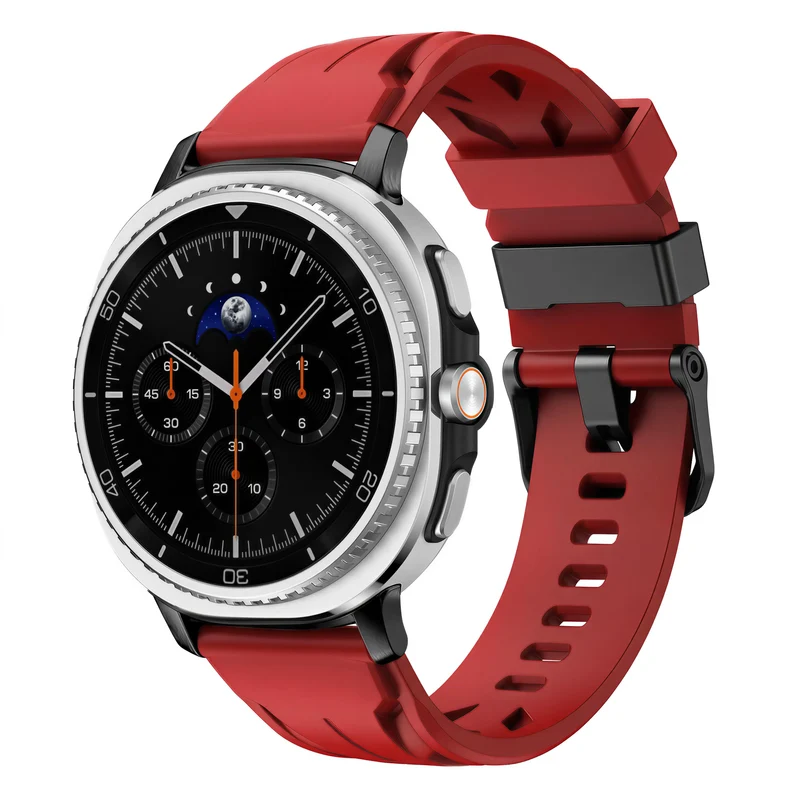 Samsung Galaxy Watch 9 - 44mm Race Silikonarmband (Rot)