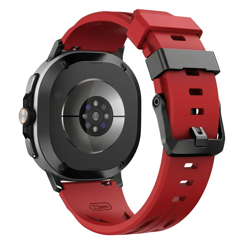 Samsung Galaxy Watch 9 - 44mm Race Silikonarmband (Rot)