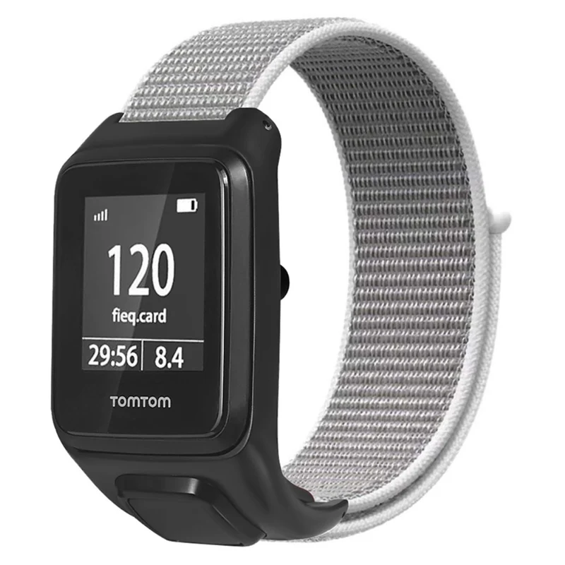 TomTom Runner 3 / Adventurer Watch Band Adjustable Nylon Sport Wrist Strap with Case
