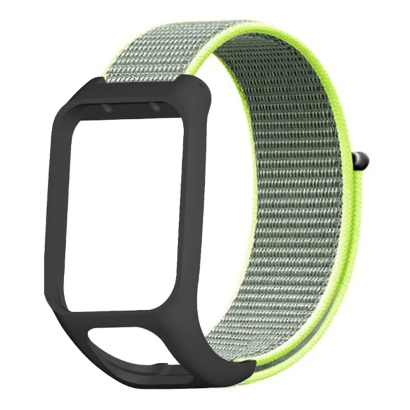TomTom Runner 3 / Adventurer Watch Band Adjustable Nylon Sport Wrist Strap with Case
