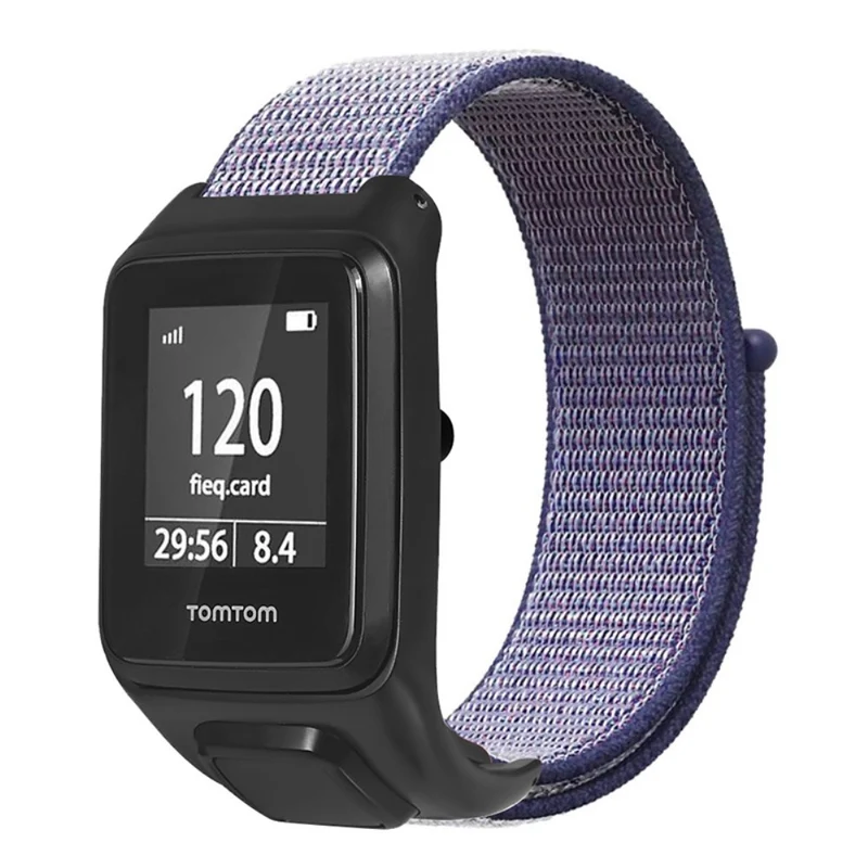 TomTom Runner 3 / Adventurer Watch Band Adjustable Nylon Sport Wrist Strap with Case
