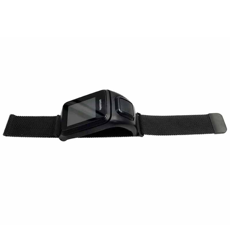 TomTom Runner 3 / 2 / Adventurer Stainless Steel Milanese Band Magnetic Watch Strap with Case